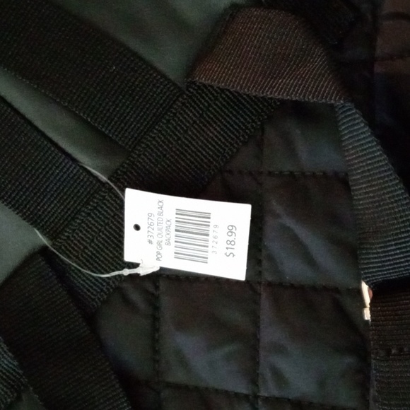 Quilted Backpack Purse - Picture 5 of 5